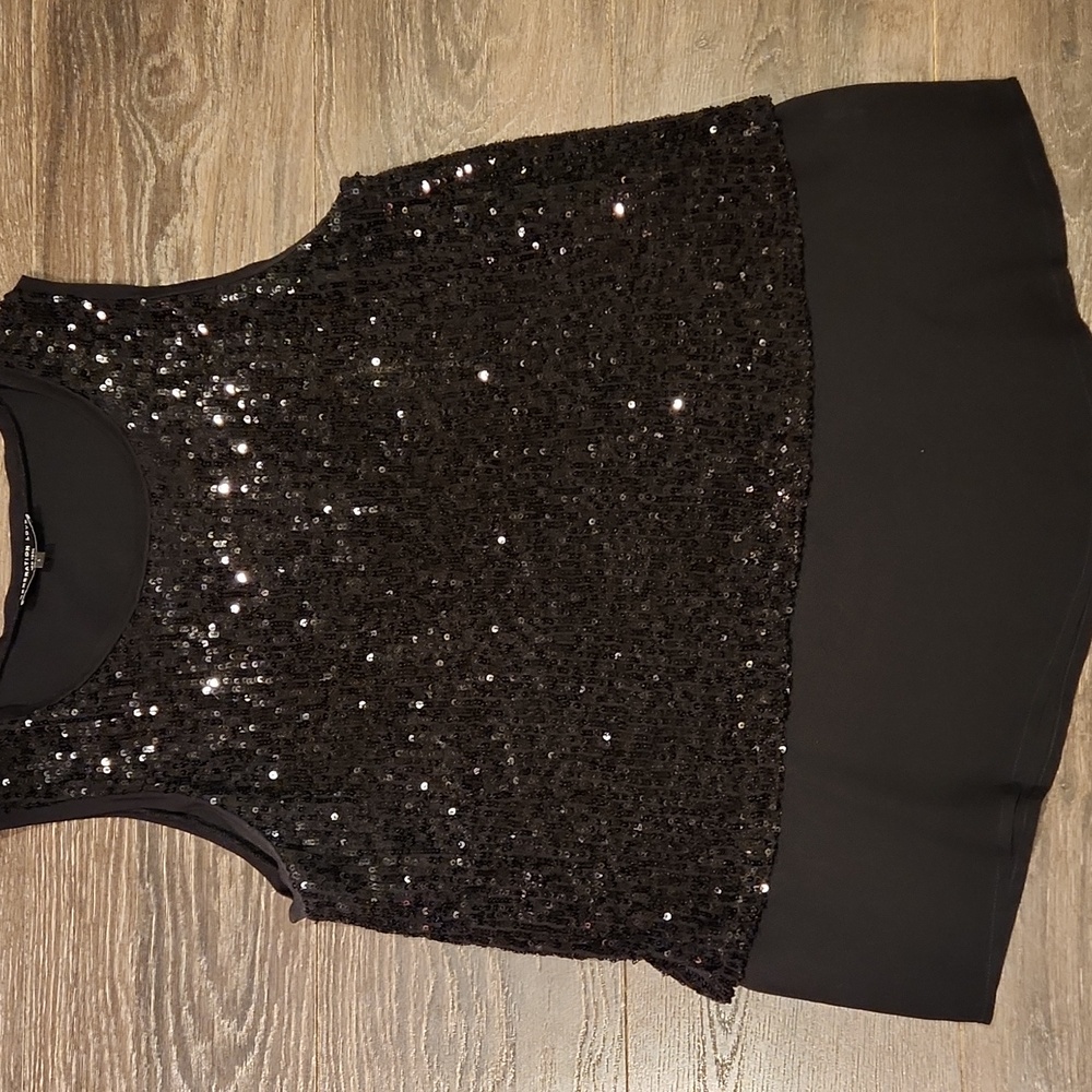 Generation Love Black Sequin Sleeveless Tank Top - Picture 9 of 10